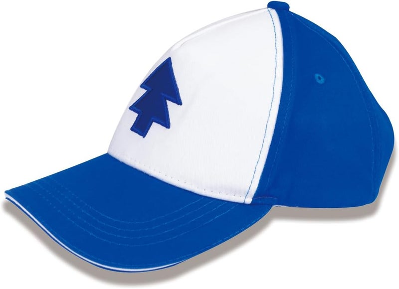 FOFODUCK Dipper Hat Embroidered Blue Fir Dipper's Cap Baseball Cap with Bill Cipher Necklace - Image 3